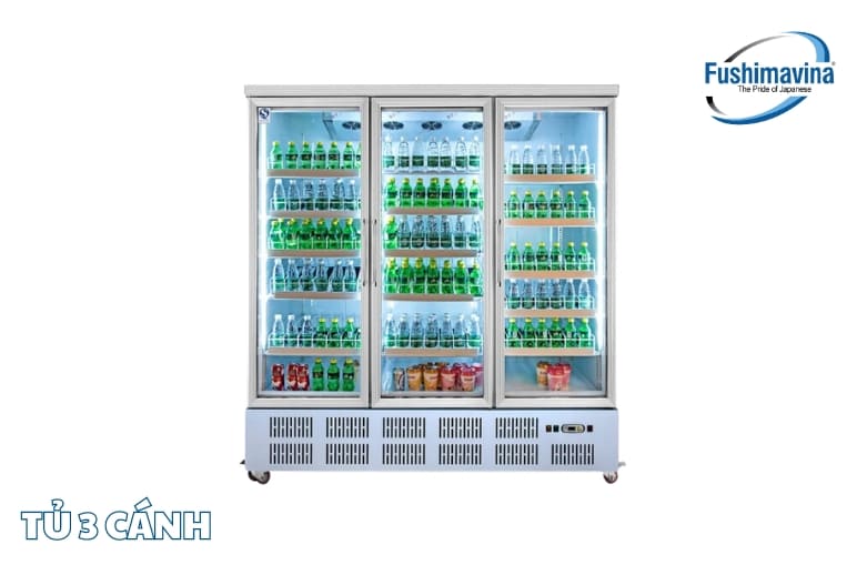 tủ 3 cánh kính
