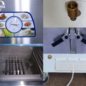 Tủ Nấu Cơm Điện 20 Khay 10 tu com dien 20 khay 10