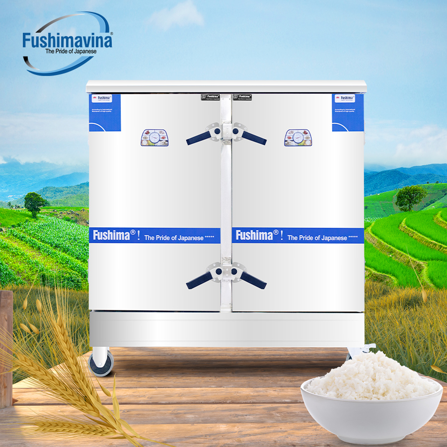 Tủ Nấu Cơm Điện 20 Khay 2 Tủ Nấu Cơm Điện 20 Khay - Ảnh 2