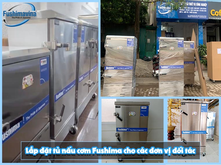 Tủ Nấu Cơm Gas 6 Khay 12 Các đối tác đã tin tưởng tủ cơm gas 6 khay Fushima