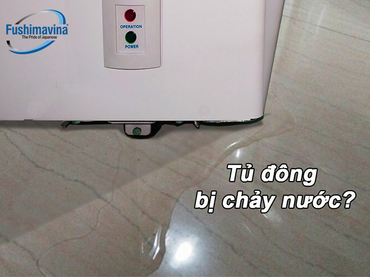 Tổng hợp 7 nguyên nhân tủ đông bị chảy nước dưới gầm và cách khắc phục