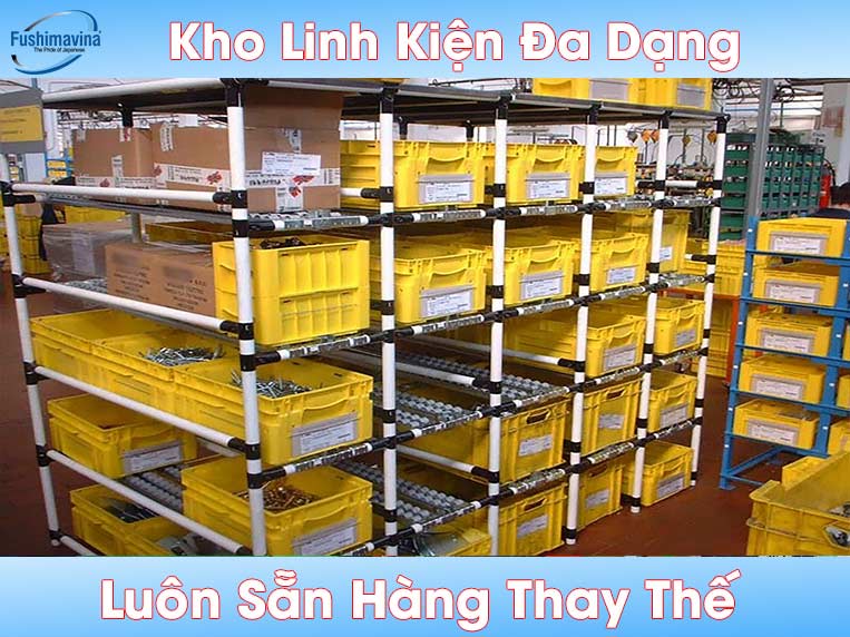 Linh kiện đa dạng, đáp ứng điều kiện khi cần thay thế