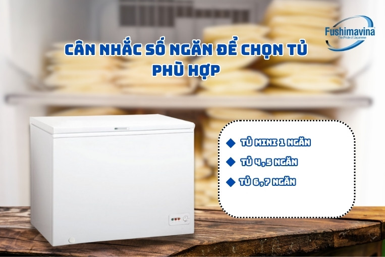 Cân nhắc số ngăn của tủ đông trữ sữa mẹ