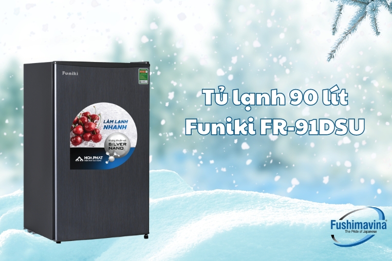 7 mẫu tủ mát mini 90 lít giá tốt, tiết kiệm điện, dùng bền 14 tủ Funiki 90l