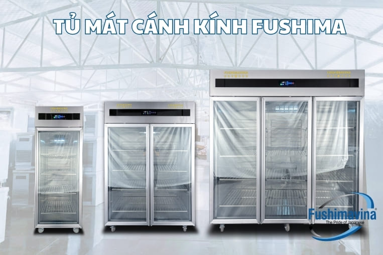 tủ mát cánh kính Fushima