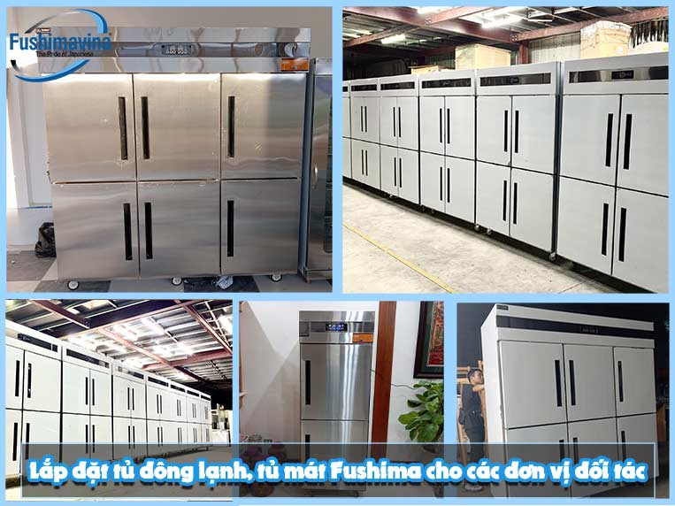 Nhiều đối tác tin tưởng lắp đặt tủ mát công nghiệp của Fushima