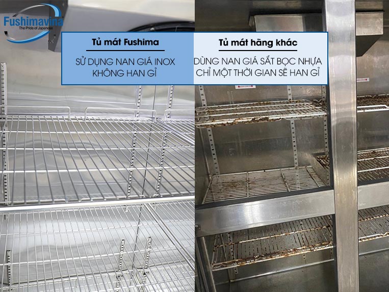 Chất liệu inox bền đẹp, sáng bóng qua thời gian