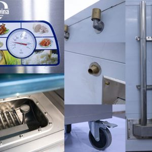 Tủ Nấu Cơm Gas 24 Khay 9 tu nau com 24 khay gas 9