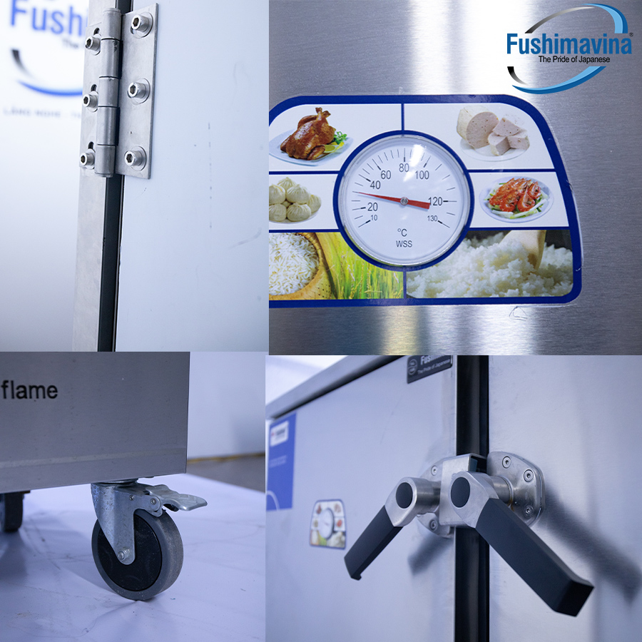 Tủ Nấu Cơm Gas Điện 20 Khay 3 Tủ Nấu Cơm Gas Điện 20 Khay - Ảnh 3