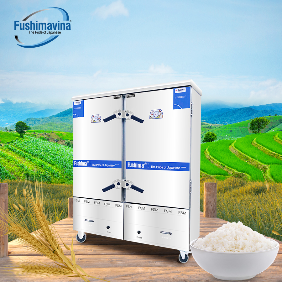 Tủ Nấu Cơm Gas Điện 24 Khay 2 Tủ Nấu Cơm Gas Điện 24 Khay - Ảnh 2