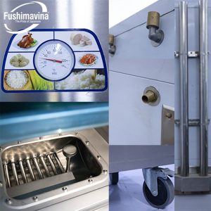 Tủ Nấu Cơm Gas Điện 24 Khay 9 tu nau com gas dien fushima 24 khay 4