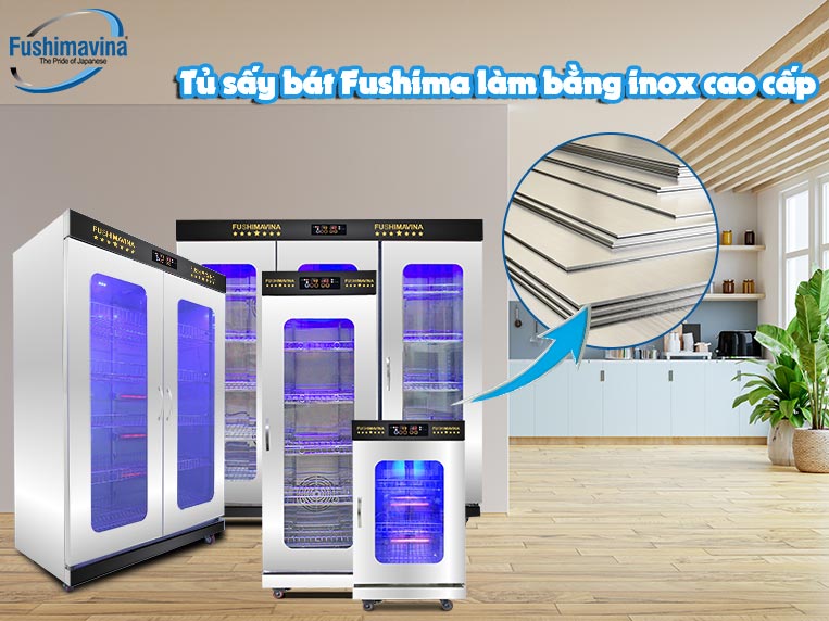 Chất liệu inox cao cấp, không han gỉ