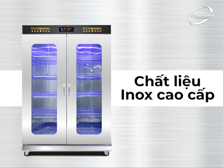 Tủ Sấy Bát Đĩa Cánh Kính 1200L 2 Lớp Quạt Gió 14 Tủ sấy bát cánh kinh 1200L 2 lớp quạt gió