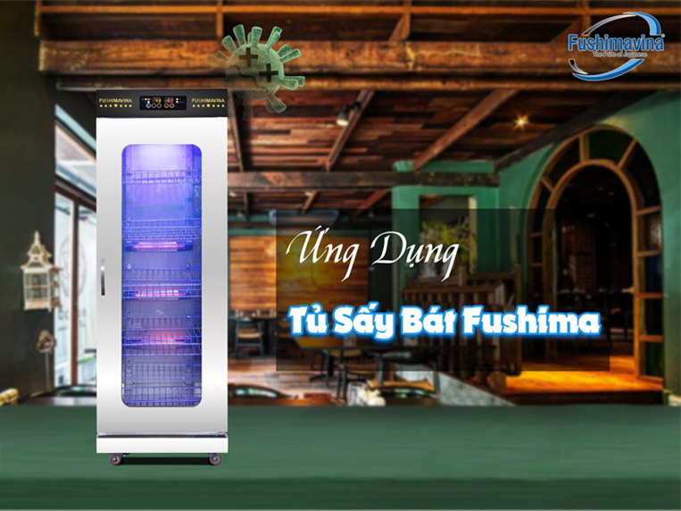 Tủ sấy bát 600L có khả năng sấy khô đến 250 bát đĩa