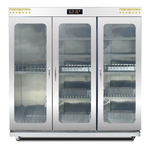 Tủ Sấy Dao Thớt 3 Cánh 2 Lớp Quạt Gió