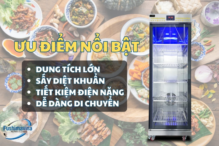 tủ sấy có nhiều ưu điểm nổi bật