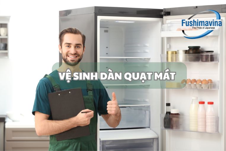 Vệ sinh dàn quạt thường xuyên
