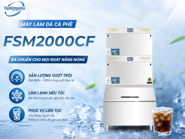 Máy làm đá cà phê 2 tấn 25 hieu-suat-toi-uu-fsm2000cf