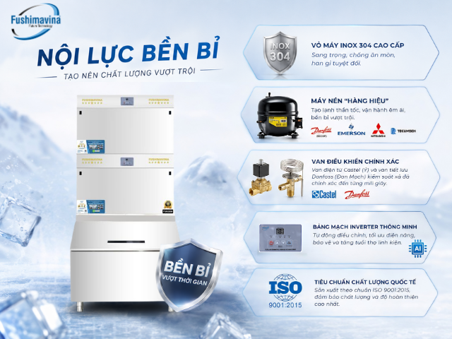 Máy làm đá cà phê 2 tấn 26 linh-kien-ben-bi-cua-fsm2000cf