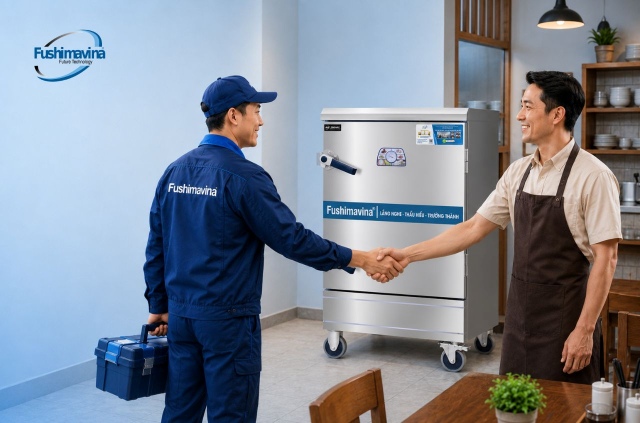 Quy trình kiểm soát chất lượng tủ cơm Fushimavina