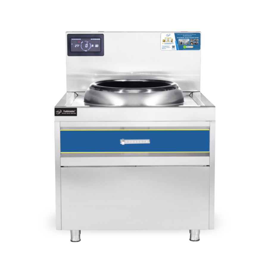 Bếp Từ Công Nghiệp Đơn 15KW Mặt Lõm Phi 500 10 bep-tu-cong-nghiep-don-15kw-mat-lom