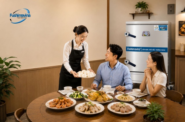 Tủ cơm điện 10 khay phù hợp nhiều mô hình bếp