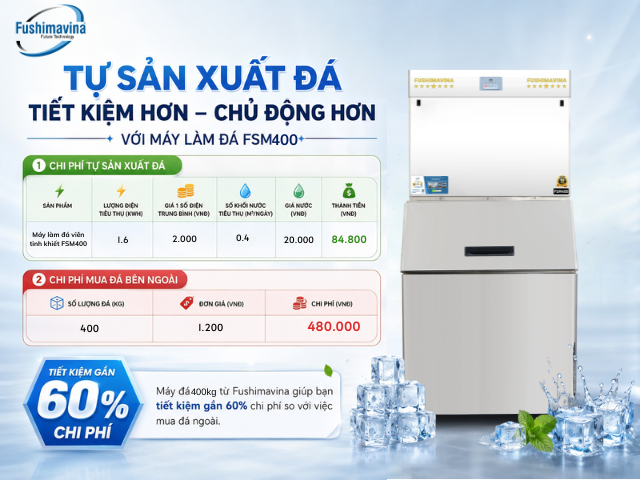 Máy làm đá cà phê 400kg 23 fsm400cf-tiet-kiem-chi-phi-van-hanh