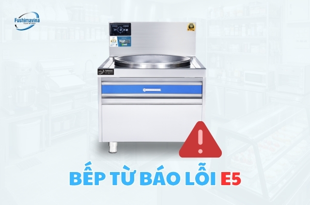 Nguyên nhân và cách khắc phục lỗi E5 bếp từ