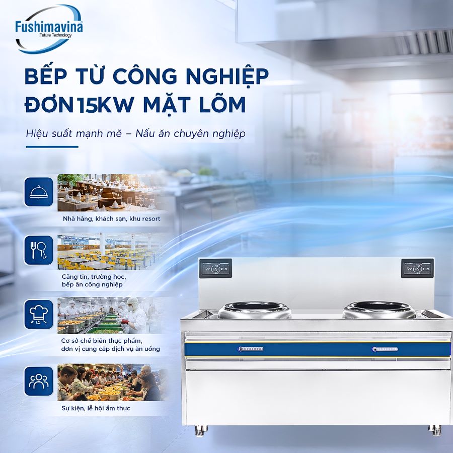 Bếp Từ Công Nghiệp Đôi 15KWx2 Mặt Lõm Phi 600 10 bep-tu-cong-nghiep-doi-15kwx2-mat-lom-phi-600-8
