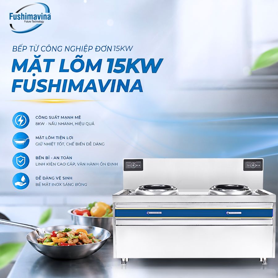 Bếp Từ Công Nghiệp Đôi 15KWx2 Mặt Lõm Phi 600 9 bep-tu-cong-nghiep-doi-15kwx2-mat-lom-phi-600-9
