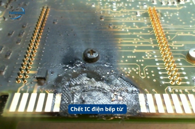 IC điện bếp từ hỏng