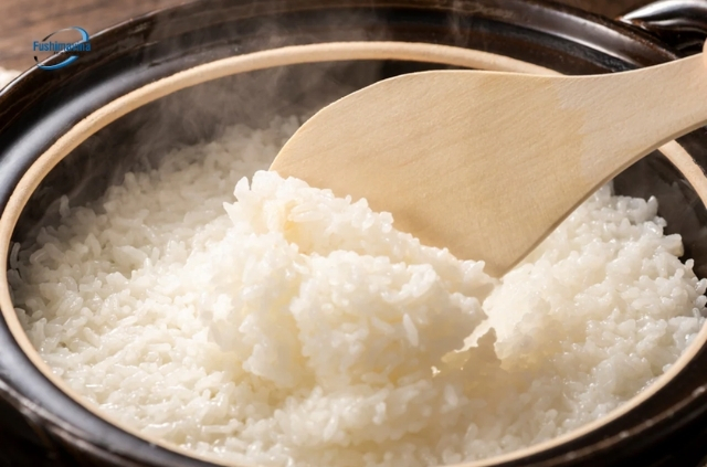 Cơm bị nhão do nấu với quá nhiều nước