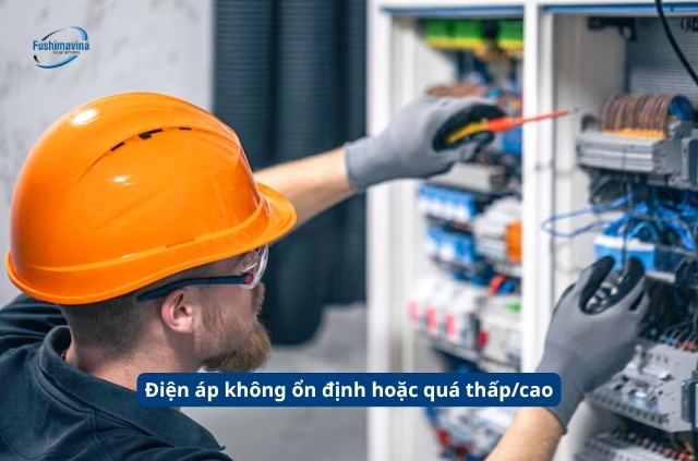 Nguồn điện bếp từ không ổn định