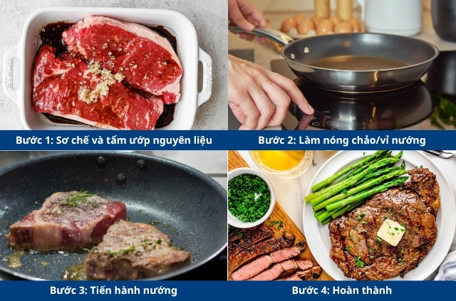 Bật mí cách nướng trên bếp từ an toàn, ngon như ngoài hàng 8 Chi tiết cách nướng thịt bằng bếp từ