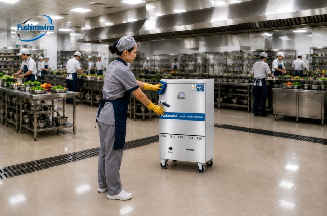 Tủ nấu cơm 6 khay gas inox cao cấp dễ vệ sinh