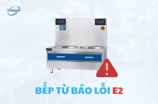Tìm hiểu nguyên nhân và cách khắc phục lỗi E2 bếp từ