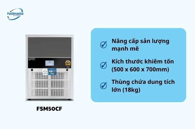 Top 4 máy làm đá quầy bar tốt nhất cho quán cafe - tiệm trà sữa 10 may-lam-da-quay-bar-50kg