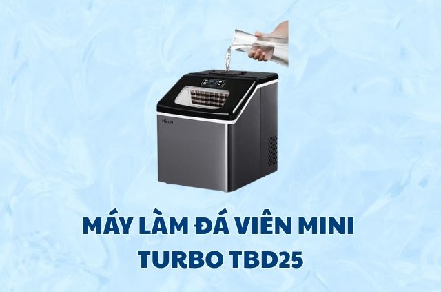 Máy làm đá 25kg loại nào tốt? Review 5 máy hot nhất thị trường 11 may-lam-da-vin-mini-turbo-tbd25