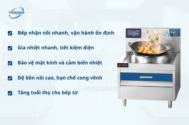 Lý do cần chọn đúng dụng cụ cho bếp từ