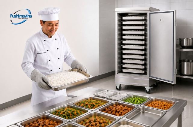 Hệ thống gia nhiệt tủ cơm điện 12 khay