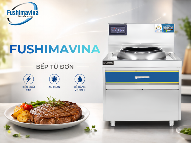 Tổng quan các dòng bếp từ đơn công nghiệp Fushimavina.