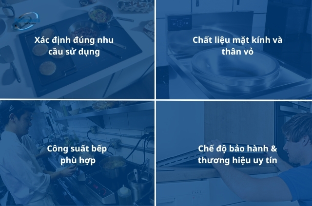 Tiêu chí lựa chọn mua bếp từ đôi