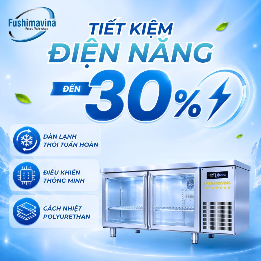Tủ bàn lạnh, bàn mát 1m2 cánh kính quạt gió 10 tu-ban-lanh-ban-mat-1m2-canh-kinh-quat-gio-7