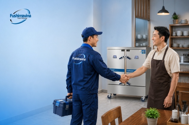 Chính sách hậu mãi tủ cơm điện 20 khay