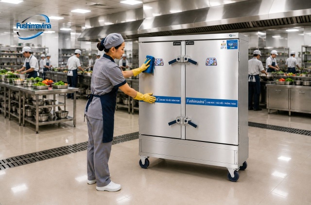 Hộp điều khiển và bánh xe tủ cơm KZ-200