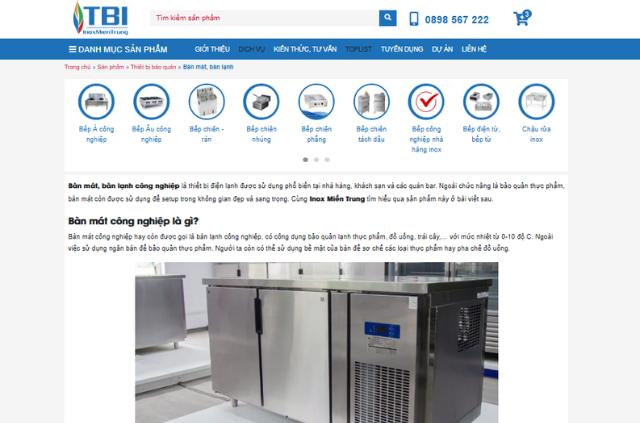 Mua bàn lạnh Đà Nẵng ở đâu uy tín? Gợi ý 5 thương hiệu đáng tham khảo 7 Địa chỉ mua bàn lạnh ở Đà Nẵng tại showroom Inox Miền Trung.