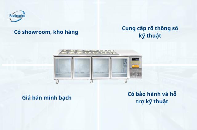 Cách chọn đơn vị cung cấp bàn mát salad inox giá rẻ ở TP. Hồ Chí Minh uy tín.