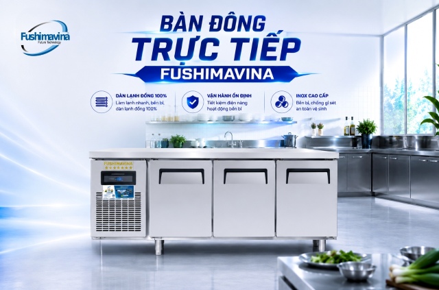 Bàn đông công nghiệp lạnh trực tiếp