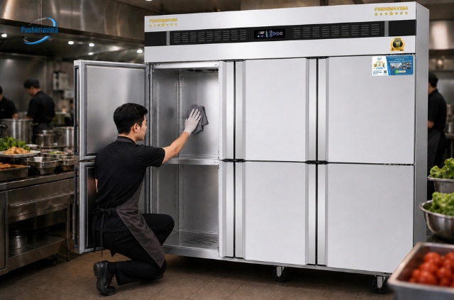 Mẹo hạn chế sự cố tủ cấp đông không chạy.