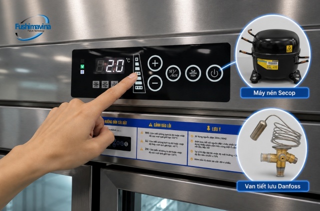 Tủ cấp đông quạt gió Inverter tiết kiệm điện